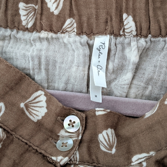 Rylee + Cru seashell button front midi skirt - Picture 5 of 6